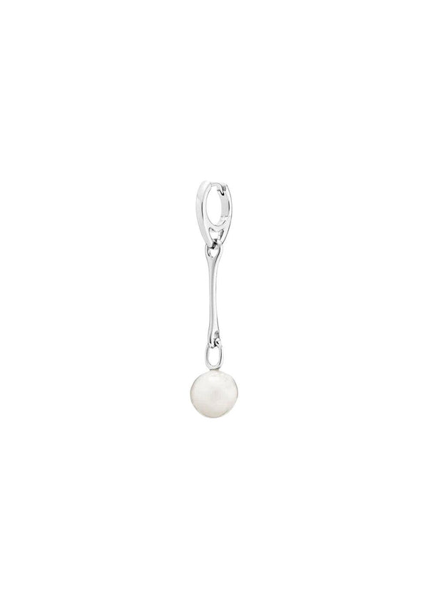 Squash earrring white pearl - Sølv-Jewellery-Maria Black-Butler Loftet