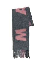 Striped Alpaca Wool - Neutral Grey-Scarf-Marni-Butler Loftet