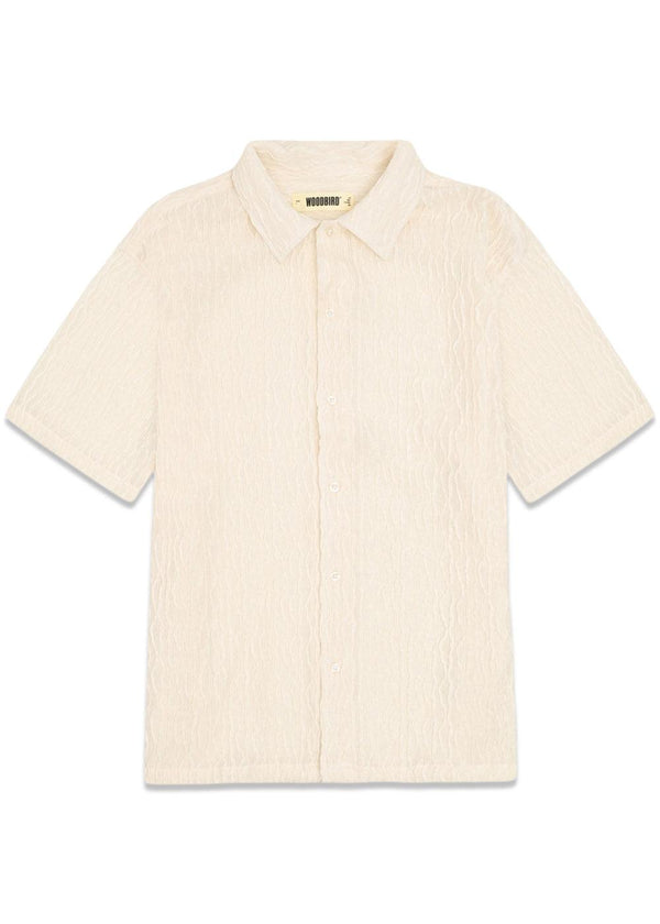 Sunny Crooque Shirt - Off White-Shirts-Woodbird-Butler Loftet