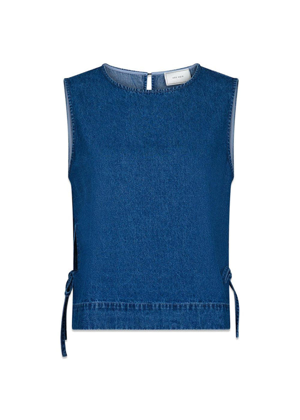 Svetlana Denim Top - Blue-Top-Neo Noir-Butler Loftet