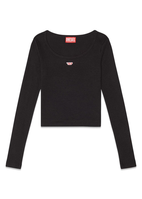 T-BALLET-D TANK TOP - Black Black Black-T-shirts-Diesel-Butler Loftet