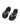 TAPERED PLATFORM Black Clear Trans - Black-Sandals-Sleepers-Butler Loftet