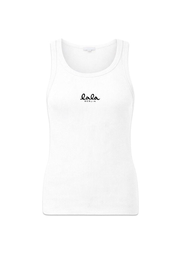 Tank top Teo - White-Top-LALA BERLIN-Butler Loftet