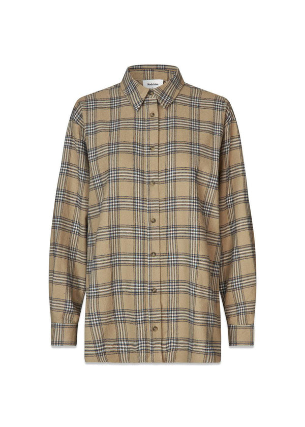 Tappomd shirt - Butternut Check-Shirts-Modström-Butler Loftet