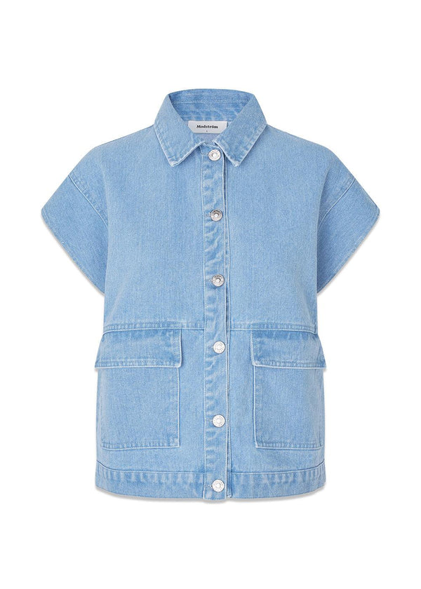 TenorMD vest - Denim Blue-Blazers-Modström-Butler Loftet