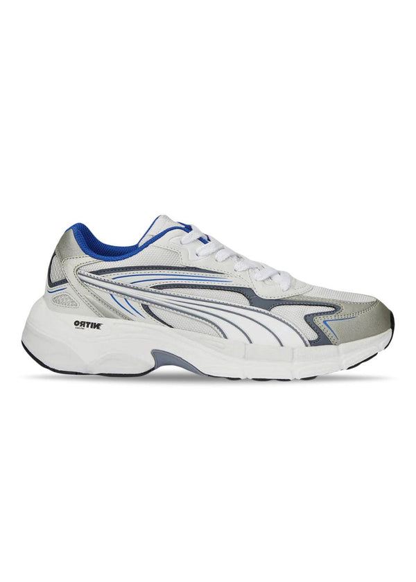 Pumas Teveris Nitro Noughties - Feather Gray/Royal Sapphire. Køb sneakers her.