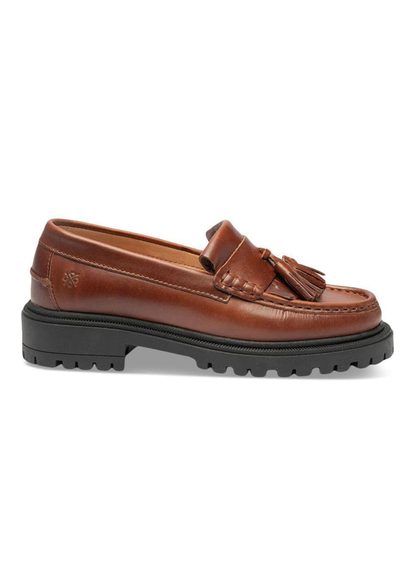 The Edith - Brandy Leather-Shoes-Playboy Footwear-Butler Loftet