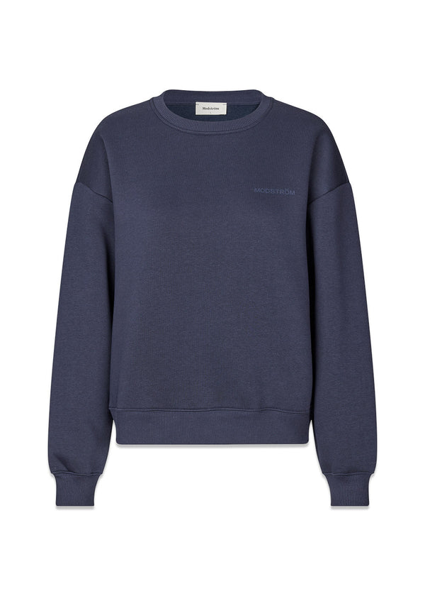 TiaMD sweat - Navy Sky-Sweatshirts-Modström-Butler Loftet