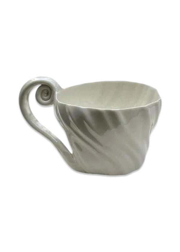 Tide cup with handle - White-Accessories-Atelier Merée-Butler Loftet