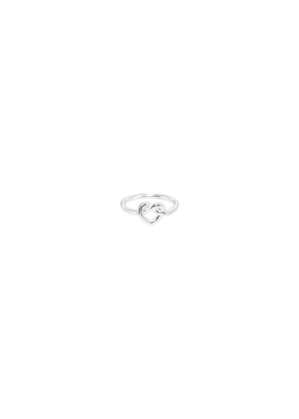 Tied Heart Ring - Sterling Silver-Jewellery-Jane Kønig-Butler Loftet
