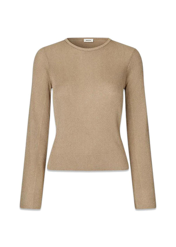 TomMD o-neck - Butternut-Knitwear-Modström-Butler Loftet