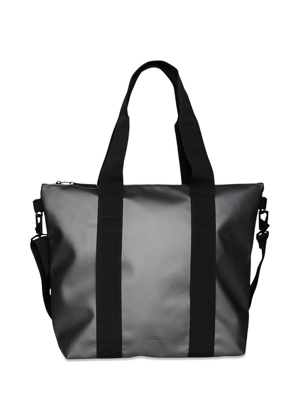 Tote Bag Mini W3 - Metallic Grey-Bags-Rains-Butler Loftet