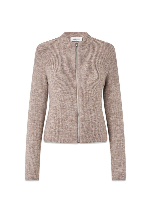TreeMD cardigan - Beige Melange-Knitwear-Modström-Butler Loftet