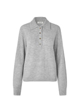 Treemd polo - Gray Melange-Knitwear-Modström-Butler Loftet