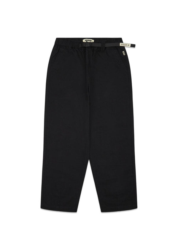 Umo Base Pant - Black-Pants-Woodbird-Butler Loftet