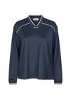 Utopiamd LS t-shirt - Navy Sky-Blouses-Modström-Butler Loftet