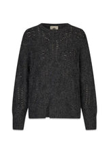 VERBIER CABLE KNIT - Gray Melange-Knitwear-The Garment-Butler Loftet