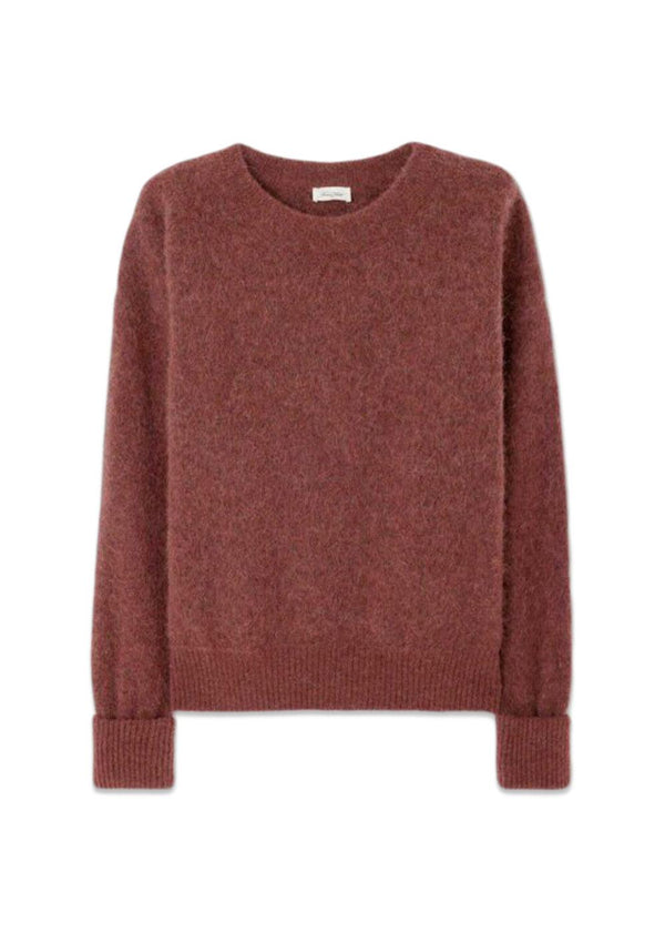 VITOW - Choco Chine-Knitwear-American Vintage-Butler Loftet