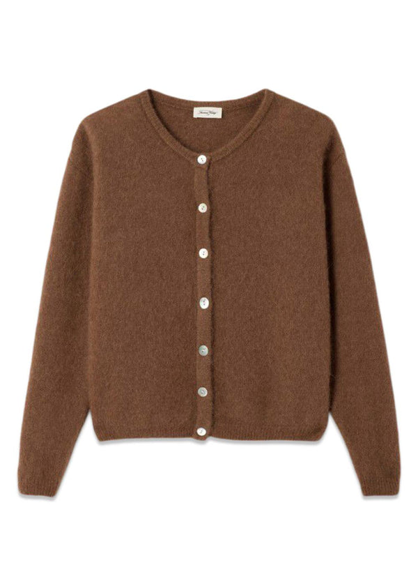 VITOW - Chocolate Melange-Knitwear-American Vintage-Butler Loftet