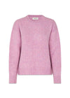 Valentia o-neck - Pastel Lavender-Knitwear-Modström-Butler Loftet