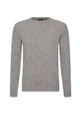 Valter Roundneck - Gray Melange-Knitwear-Oscar Jacobson-Butler Loftet
