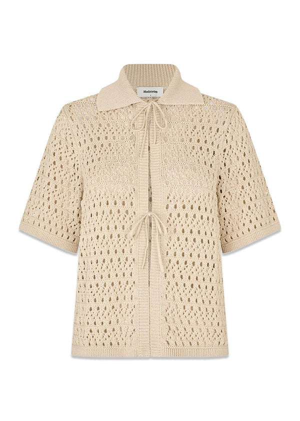 Vest cardigan - Summer Sand-Knitwear-Modström-Butler Loftet