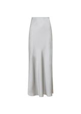 Vicky Heavy Sateen Skirt - Silver-Skirts-Neo Noir-Butler Loftet