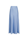 Vicky Heavy Sateen Skirt - Smoke Blue-Skirts-Neo Noir-Butler Loftet
