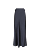 Vicky Heavy Sateen Skirt - Steel Grey-Skirts-Neo Noir-Butler Loftet