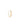 Maria Blacks Vogue Earring White Left - Gold. Køb øreringe her.