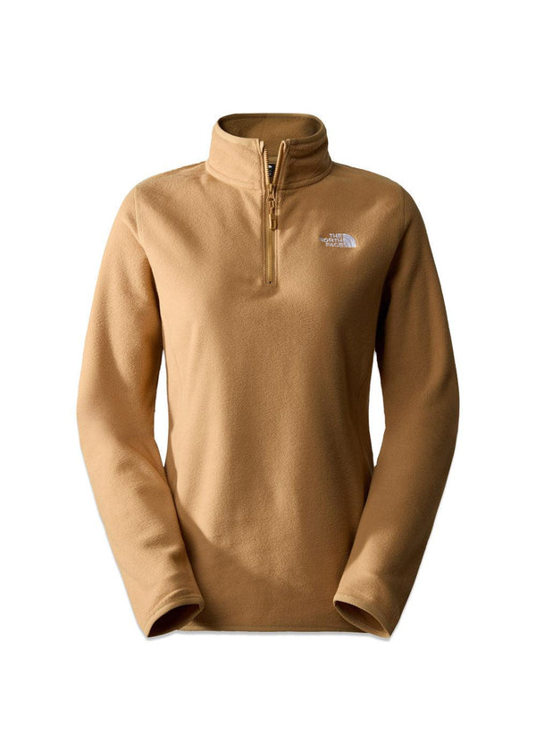 W 100 GLACIER 1 / 4 ZIP - Almond Butter-Outerwear-The North Face-Butler Loftet