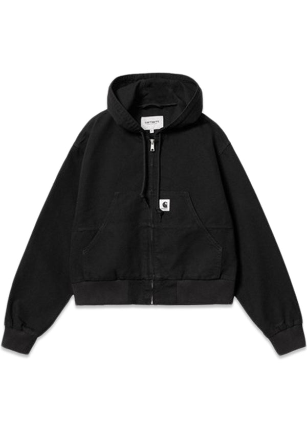 W' Amherst Jacket - Black Rinsed-Outerwear-Carhartt WIP-Butler Loftet