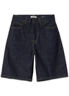W Brandon Short - Blue Rinsed-Shorts-Carhartt WIP-Butler Loftet