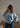 W Carhartt Sweat - Misty Sky / White-Sweatshirts-Carhartt WIP-Butler Loftet