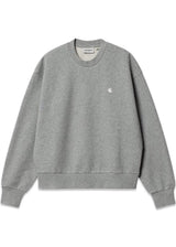 W Casey Sweatshirt - Grey Heather / Silver-Sweatshirts-Carhartt WIP-Butler Loftet