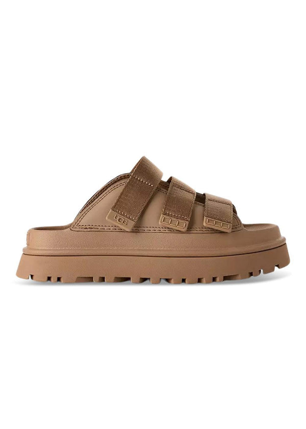 W GoldenGlow Slide - Dark Sand-Sandals-UGG-Butler Loftet