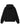 W Hooded Casey Sweatshirt - Black / Silver-Hoodies-Carhartt WIP-Butler Loftet