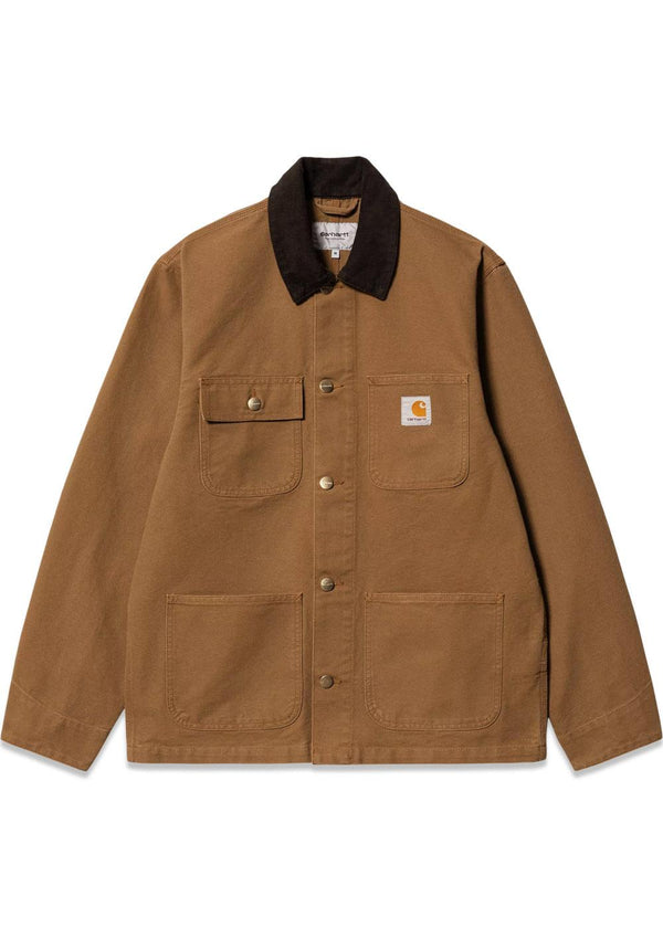W OG Michigan Coat - Hamilton Brown / Tobacco Rinsed-Outerwear-Carhartt WIP-Butler Loftet