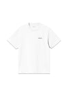 Carhartt WIP's W' S/S Script Embroidery T-S - White / Black. Buy t-shirts here.