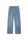W Simple Pant - Blue Light True Washed-Pants-Carhartt WIP-Butler Loftet