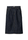 W Single Knee Skirt - Blue Rinsed-Skirts-Carhartt WIP-Butler Loftet