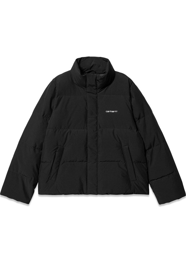 W Yanie Jacket - Black / White-Outerwear-Carhartt WIP-Butler Loftet