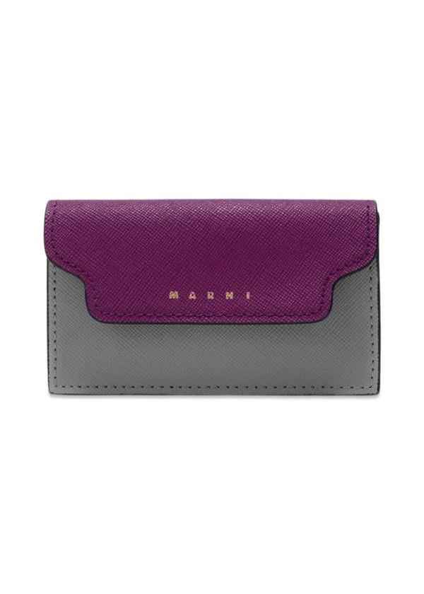 WALLET - Dark Port/Dolphin/Natural White-Wallet/Purse-Marni-Butler Loftet