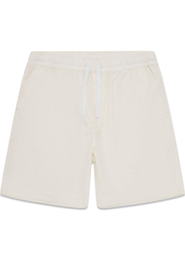 WBBommy Linen Shorts - Off White-Shorts-Woodbird-Butler Loftet