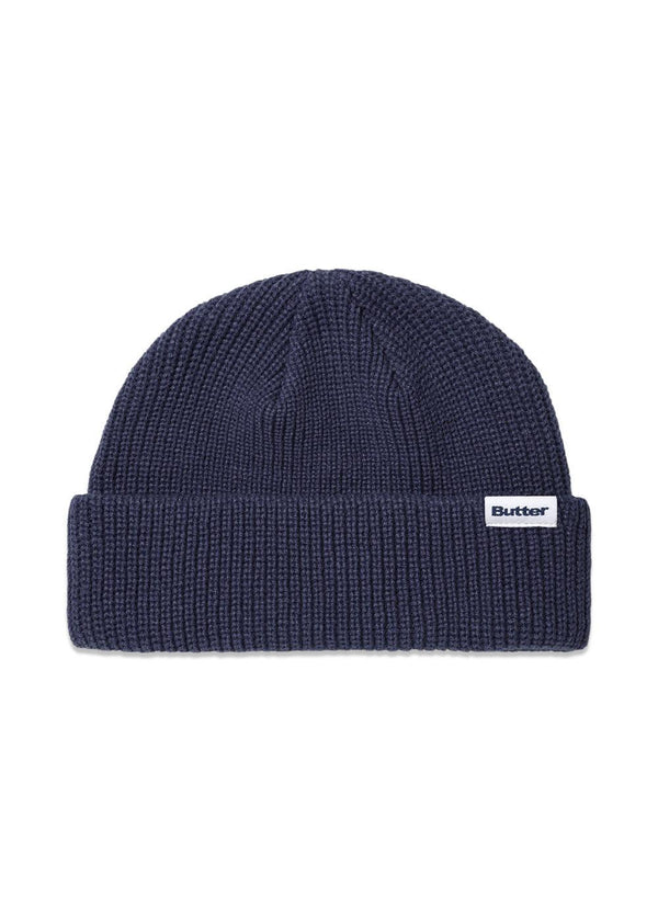 Wharfie beanie - Navy-Headwear-Butter Goods-Butler Loftet