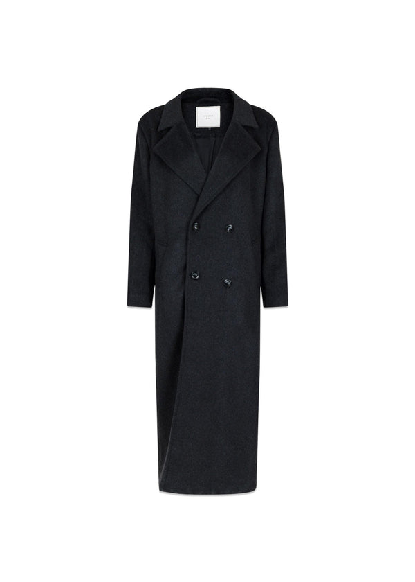 Williams Wool Coat - Dark Grey-Outerwear-Neo Noir-Butler Loftet
