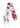 Winter Floral Skinny Scarf 6 x 120 - Eggshell Recycled Polyester-Scarf-Mulberry-Butler Loftet