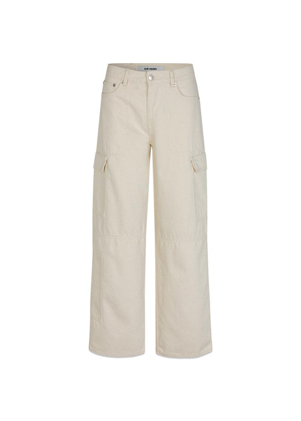 Wonder Cargo Jeans 0111 - Offwhite-Jeans-Oval Square-Butler Loftet