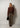 Wool Melange Suiting Twisted Straight Pants - Chocolate Chip-Pants-Ganni-Butler Loftet