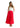 Yara Long Poplin Skirt - Red-Skirts-Neo Noir-Butler Loftet